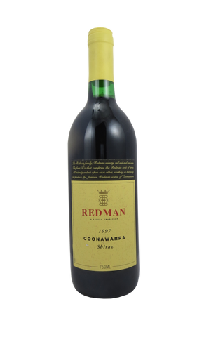 REDMAN Coonawarra Shiraz 1997